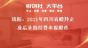 綿陽：2021年四川省瞪羚企業(yè)后補(bǔ)助經(jīng)費(fèi)申報附件獎補(bǔ)政策