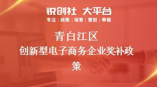 青白江區(qū)創(chuàng)新性電子商務企業(yè)相關配套獎補政策
